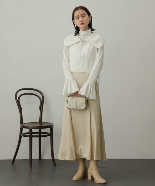 「URBAN RESEARCH」 ベスト FREE ベージュ レディース ITEMS URBANRESEARCH ベスト ジレ リネンライクジレ レディース