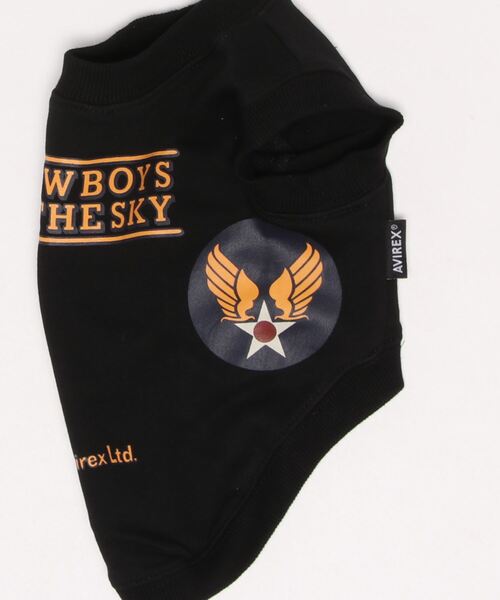 AVIREX（アヴィレックス）の「AVIREX/クルースウェット・カウボーイオブザスカイ（ペットウェア・メンズ・ホワイト/ブラック・XS/S/M/3M/3L/3S/L/2L）」の5枚目の写真