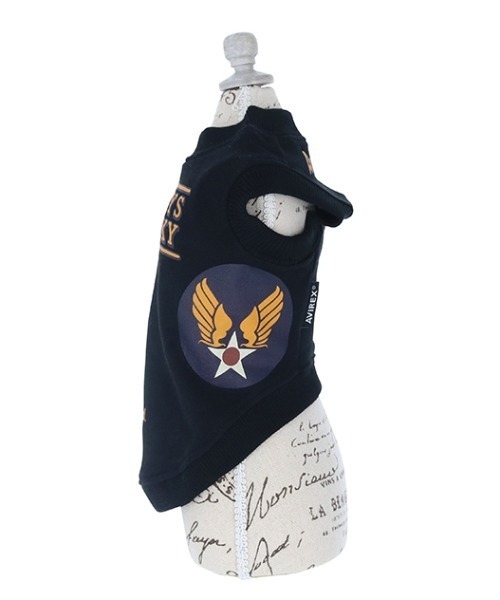 AVIREX（アヴィレックス）の「AVIREX/クルースウェット・カウボーイオブザスカイ（ペットウェア・メンズ・ホワイト/ブラック・XS/S/M/3M/3L/3S/L/2L）」の11枚目の写真