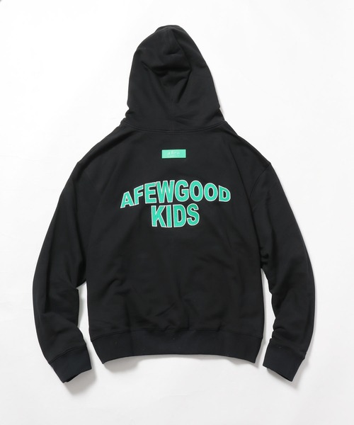 AFGK a few good kids パーカー ブルー ロゴ スウェット AFEWGOODKIDS 