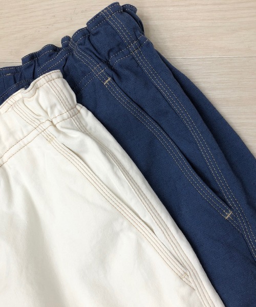KIIT(キート)の「KIIT キート / FRINGE EASY SHORTS フリンジイージーショーツ(セットアップ) / KIO-P93-009(チノパンツ・メンズ・オフホワイト/ワンウォッシュ・2/1/3)」の10枚目の写真