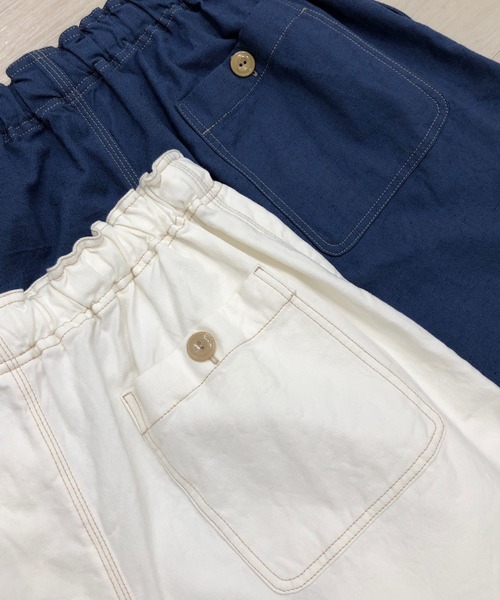 KIIT(キート)の「KIIT キート / FRINGE EASY SHORTS フリンジイージーショーツ(セットアップ) / KIO-P93-009(チノパンツ・メンズ・オフホワイト/ワンウォッシュ・2/1/3)」の3枚目の写真