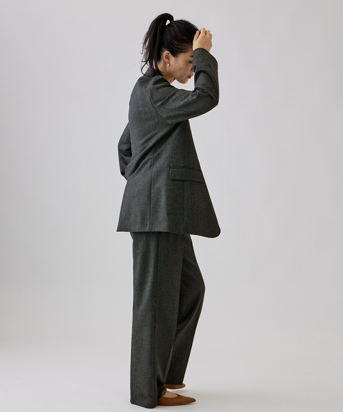 journal standard L'essage（ジャーナルスタンダードレサージュ）の「ツィードパンツ（その他パンツ・レディース・チャコールグレー/ブラウン・36/38）」の5枚目の写真