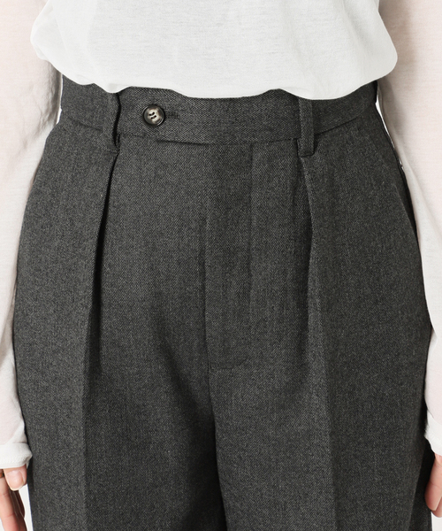 journal standard L'essage（ジャーナルスタンダードレサージュ）の「ツィードパンツ（その他パンツ・レディース・チャコールグレー/ブラウン・36/38）」の21枚目の写真