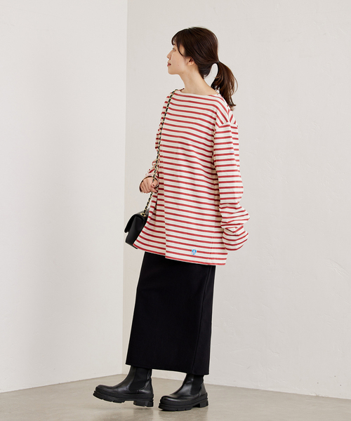 ORCIVAL（オーシバル）の「【ORCIVAL / オーシバル】COTTON LOURD：カットソー（Tシャツ/カットソー・レディース・ブラウン/ピンク/グリーン・8）」の11枚目の写真