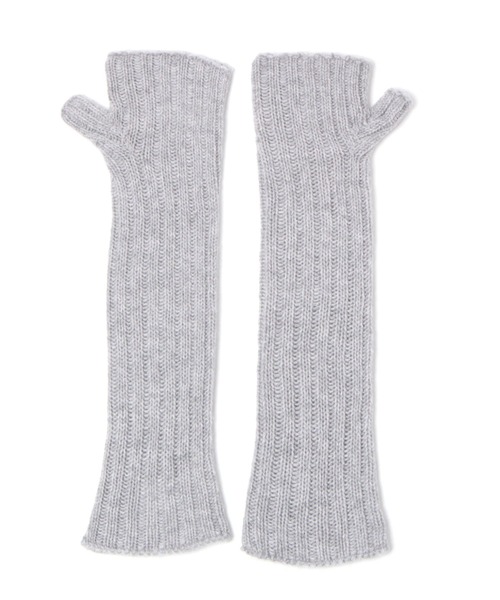 A part by（アパートバイ）の「【WILLAM BRUNTON/ウィリアムブラントン】wrist warmer/アームウォーマー（手袋・レディース・グレー系その他2/ブルー・FREE）」の4枚目の写真