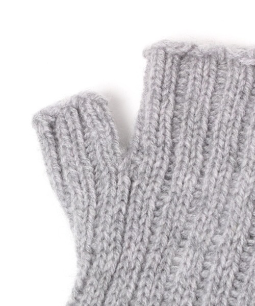 A part by（アパートバイ）の「【WILLAM BRUNTON/ウィリアムブラントン】wrist warmer/アームウォーマー（手袋・レディース・グレー系その他2/ブルー・FREE）」の6枚目の写真