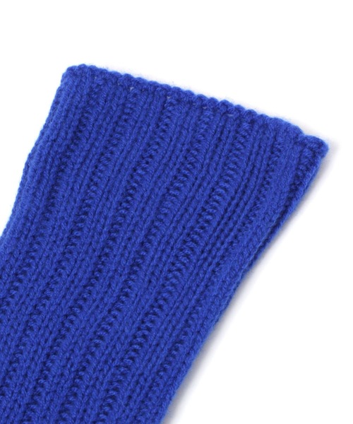 A part by（アパートバイ）の「【WILLAM BRUNTON/ウィリアムブラントン】wrist warmer/アームウォーマー（手袋・レディース・グレー系その他2/ブルー・FREE）」の8枚目の写真