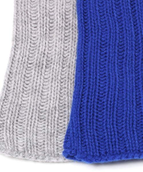A part by（アパートバイ）の「【WILLAM BRUNTON/ウィリアムブラントン】wrist warmer/アームウォーマー（手袋・レディース・グレー系その他2/ブルー・FREE）」の9枚目の写真