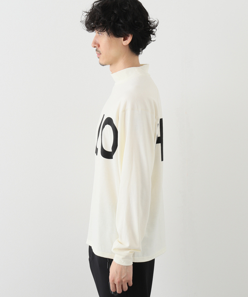 SALVAGE PUBLIC Kolepa(サルベージパブリックコレパ)の「【SALVAGE PUBLIC KOLEPA】 モックネック L/S Tシャツ(Tシャツ/カットソー・メンズ・ブラック/ホワイト系その他・MEDIUM/LARGE)」の3枚目の写真