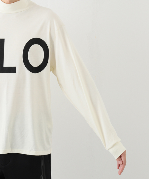 SALVAGE PUBLIC Kolepa(サルベージパブリックコレパ)の「【SALVAGE PUBLIC KOLEPA】 モックネック L/S Tシャツ(Tシャツ/カットソー・メンズ・ブラック/ホワイト系その他・MEDIUM/LARGE)」の7枚目の写真
