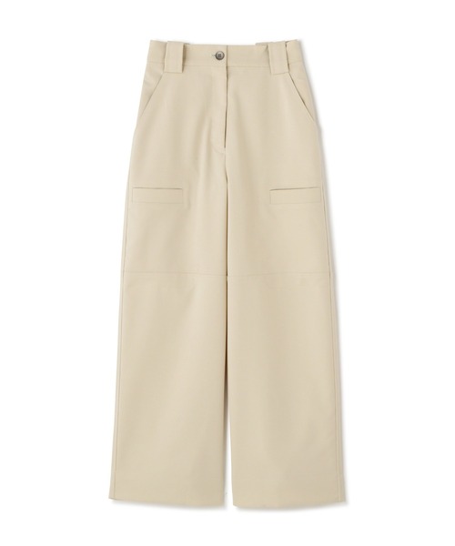 N.（N. Natural Beauty Basic）（エヌエヌナチュラルビューティーベーシック）の「◆ダブルフェイスカーゴパンツ（カーゴパンツ・レディース・オフホワイト/ネイビー/ピンク・MEDIUM）」の17枚目の写真