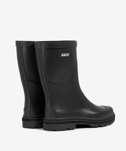 AIGLE（エーグル）の「チャンキーヒール ミッドレインラバーブーツ（レインシューズ・レディース・ブラック/オリーブ/モスグリーン・37/36/38/39/40）」の20枚目の写真