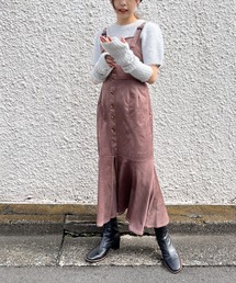 one way | スエポンジャンスカ(ジャンパースカート)