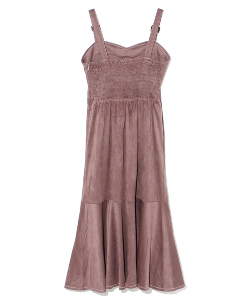 one way（ワンウェイ）の「スエポンジャンスカ（ジャンパースカート・レディース・ブラック/ベージュ/ライトブラウン・FREE）」の8枚目の写真