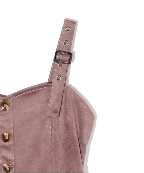 one way（ワンウェイ）の「スエポンジャンスカ（ジャンパースカート・レディース・ブラック/ベージュ/ライトブラウン・FREE）」の5枚目の写真