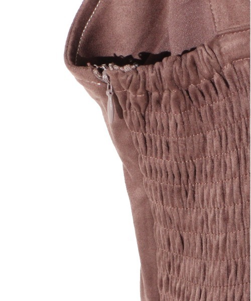 one way（ワンウェイ）の「スエポンジャンスカ（ジャンパースカート・レディース・ブラック/ベージュ/ライトブラウン・FREE）」の4枚目の写真