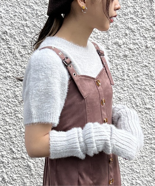 one way（ワンウェイ）の「スエポンジャンスカ（ジャンパースカート・レディース・ブラック/ベージュ/ライトブラウン・FREE）」の13枚目の写真