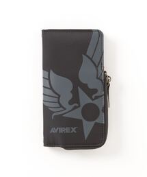 AVIREX（アヴィレックス）の「ｉＰｈｏｎｅ　１４　Ｐｒｏ［手帳ケース／ブラック］（スマホケース/カバー）」
