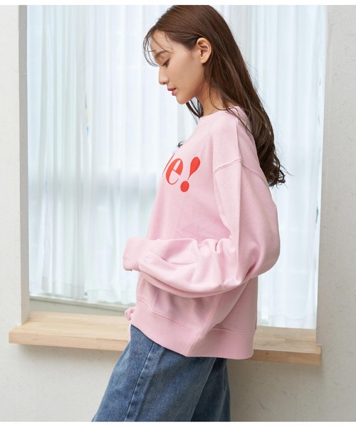 CHILLE（チル）の「sygneロゴスウェットプルオーバー（スウェット・レディース・アイボリー/グリーン/ネイビー/ピンク・FREE）」の16枚目の写真