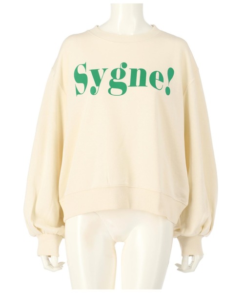 CHILLE（チル）の「sygneロゴスウェットプルオーバー（スウェット・レディース・アイボリー/グリーン/ネイビー/ピンク・FREE）」の19枚目の写真