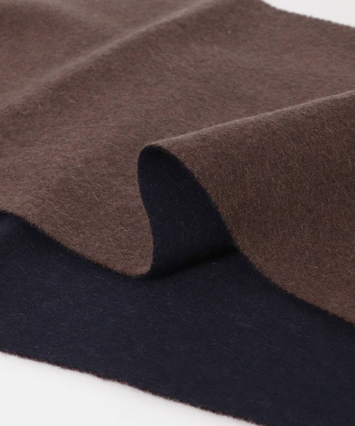 URBAN RESEARCH DOORS（アーバンリサーチドアーズ）の「カシミヤブレンド ダブルフェイスマフラー（マフラー・メンズ・ブラウン系その他/ブラック系その他/ベージュ系その他/ブルー系その他・-）」の19枚目の写真