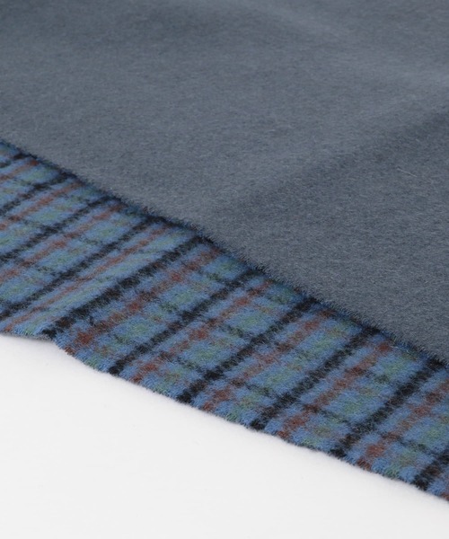 URBAN RESEARCH DOORS（アーバンリサーチドアーズ）の「カシミヤブレンド ダブルフェイスマフラー（マフラー・メンズ・ブラウン系その他/ブラック系その他/ベージュ系その他/ブルー系その他・-）」の21枚目の写真