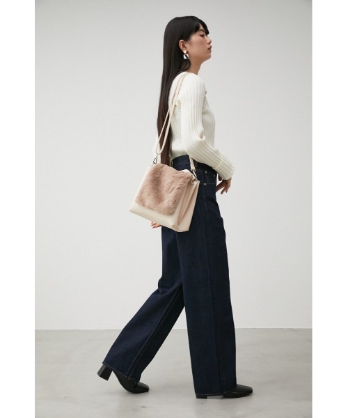 moussy - moussy　ファーバッグ AZUL BY MOUSSY | フェイクファーフラップバッグ (すべて