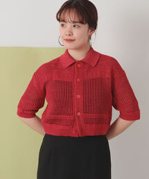 Ray BEAMS | BOUSSOLE × Ray BEAMS / 別注 グリッター ミックス カーディガン(ニット/セーター)