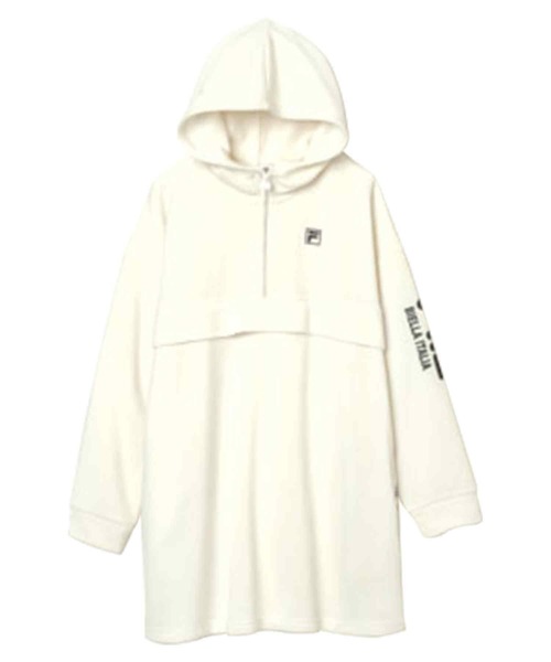 FILA(フィラ)の「<FILA/フィラ>裏起毛アノラックプルオーバー(パーカー・レディース・ブラック/アイボリー・L/LL/M)」の14枚目の写真