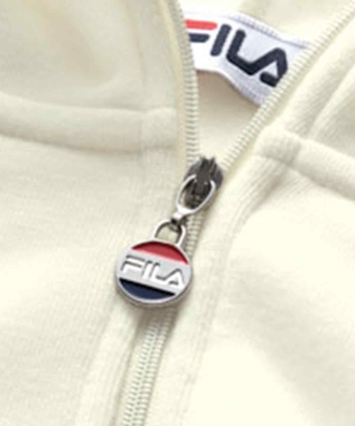FILA(フィラ)の「<FILA/フィラ>裏起毛アノラックプルオーバー(パーカー・レディース・ブラック/アイボリー・L/LL/M)」の15枚目の写真