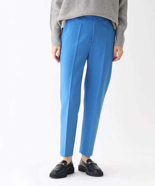 OPAQUE.CLIP（オペークドットクリップ）の「◆ダブルクロスストレッチ シガレットパンツ（その他パンツ・レディース・ブラック/オフホワイト/ブルー/ライトグレー系7/ベージュ系7/ライトオレンジ系1・34/36/38/40/42）」の18枚目の写真