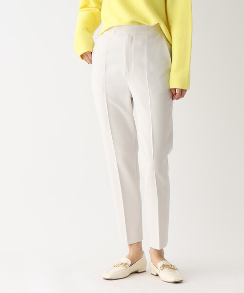 OPAQUE.CLIP（オペークドットクリップ）の「◆ダブルクロスストレッチ シガレットパンツ（その他パンツ・レディース・ブラック/オフホワイト/ブルー/ライトグレー系7/ベージュ系7/ライトオレンジ系1・34/36/38/40/42）」の19枚目の写真