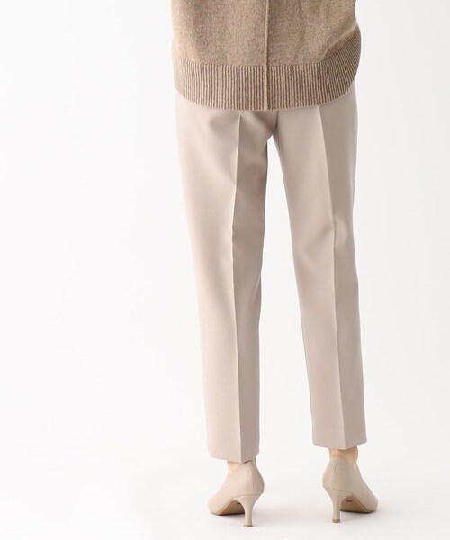 OPAQUE.CLIP（オペークドットクリップ）の「◆ダブルクロスストレッチ シガレットパンツ（その他パンツ・レディース・ブラック/オフホワイト/ブルー/ライトグレー系7/ベージュ系7/ライトオレンジ系1・34/36/38/40/42）」の11枚目の写真