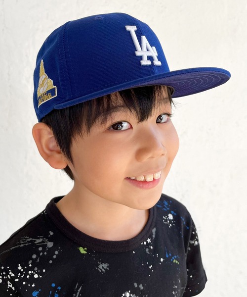 NEW ERA(ニューエラ)の「ニューエラ キッズ キャップ MLB(キャップ・キッズ・ブラック/ブルー/グリーン/ネイビー・52-56cm)」の4枚目の写真