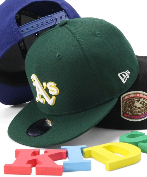 NEW ERA(ニューエラ)の「ニューエラ キッズ キャップ MLB(キャップ・キッズ・ブラック/ブルー/グリーン/ネイビー・52-56cm)」の3枚目の写真