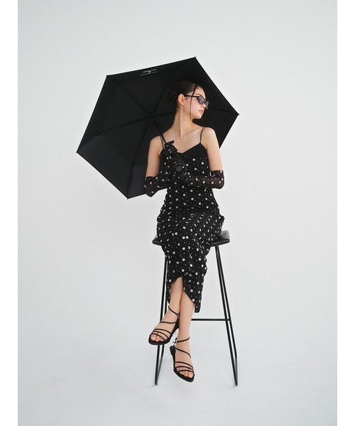 LILY BROWN（リリーブラウン）の「【LILY BROWN×MARY QUANT】デイジーダブルチェーンネックレス（ネックレス・レディース・ホワイト/ブラック・FREE）」の5枚目の写真