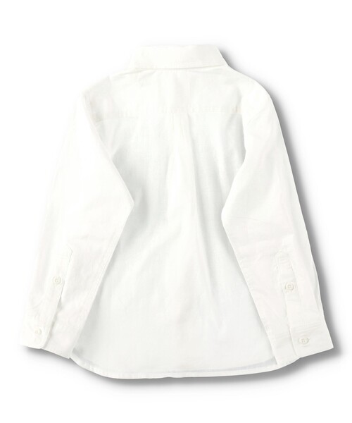 BRANSHES（ブランシェス）の「【キメ服】やわらかフォーマルシャツ（シャツ/ブラウス・キッズ・オフホワイト/ブラック・110/130/120）」の3枚目の写真