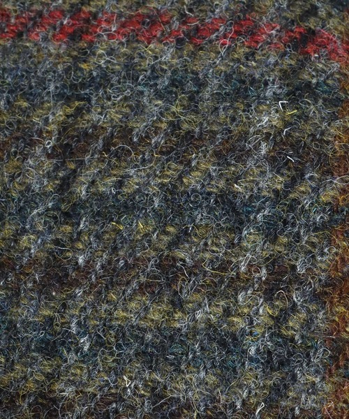 HARRIS TWEED（ハリスツイード）の「Harris Tweed/ハリスツイード  格子柄 無地 ツイード ピックレザーグローブ（手袋・メンズ・カーキ/ダークグレー/ホワイト系その他/グレー系その他7/ネイビー/グレー系その他3/グレー系その他4/ブラック系その他/ブラック/チャコール・FREE）」の16枚目の写真