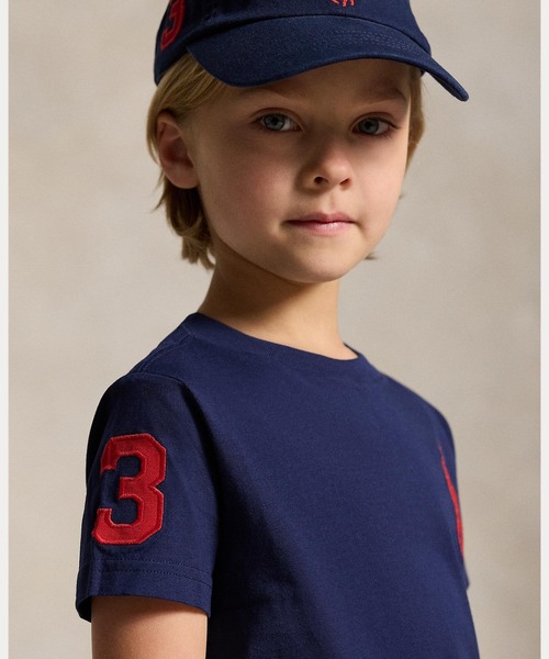 POLO RALPH LAUREN CHILDRENSWEAR（ポロ ラルフ ローレン チルドレンズウェア）の「Big Pony コットン ジャージー Tシャツ（Tシャツ/カットソー・キッズ・ネイビー系1・4/6/7/2/3）」の8枚目の写真