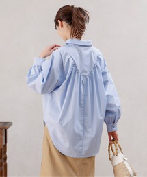 Chez toi | BACKギャザースキッパーシャツ(シャツ/ブラウス)