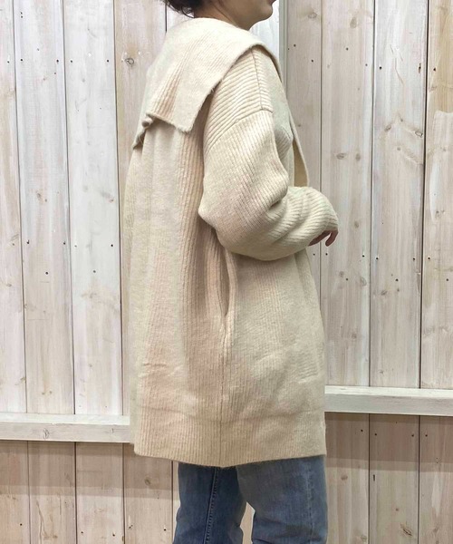 セーラーモヘアカーディガン セール】モヘアセーラーカラーカーディガン（カーディガン/ボレロ