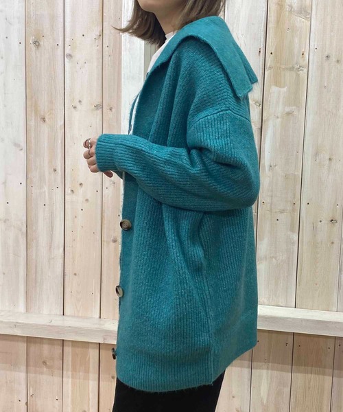 NANEA（ナネア）の「モヘアセーラーカラーカーディガン（カーディガン/ボレロ・レディース・ブルー/ホワイト/ボルドー・ONE SIZE]）」の14枚目の写真