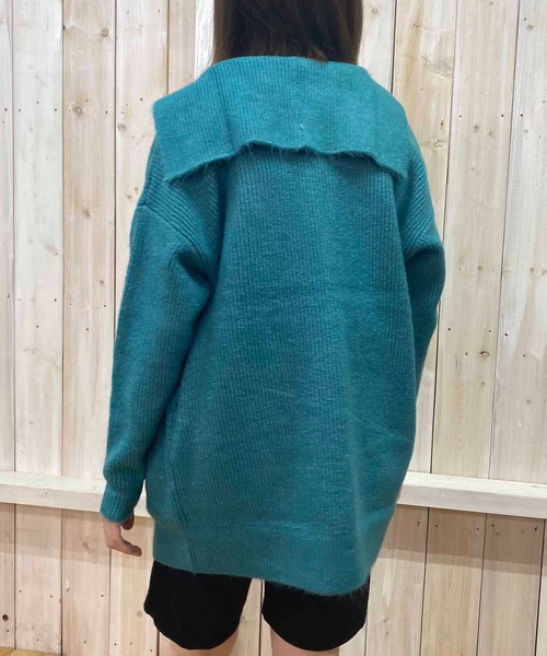 NANEA（ナネア）の「モヘアセーラーカラーカーディガン（カーディガン/ボレロ・レディース・ブルー/ホワイト/ボルドー・ONE SIZE]）」の16枚目の写真