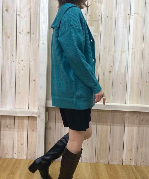 NANEA（ナネア）の「モヘアセーラーカラーカーディガン（カーディガン/ボレロ・レディース・ブルー/ホワイト/ボルドー・ONE SIZE]）」の15枚目の写真
