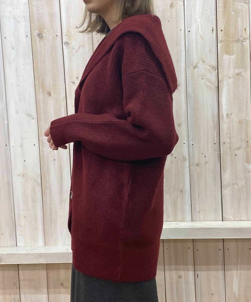 NANEA（ナネア）の「モヘアセーラーカラーカーディガン（カーディガン/ボレロ・レディース・ブルー/ホワイト/ボルドー・ONE SIZE]）」の20枚目の写真