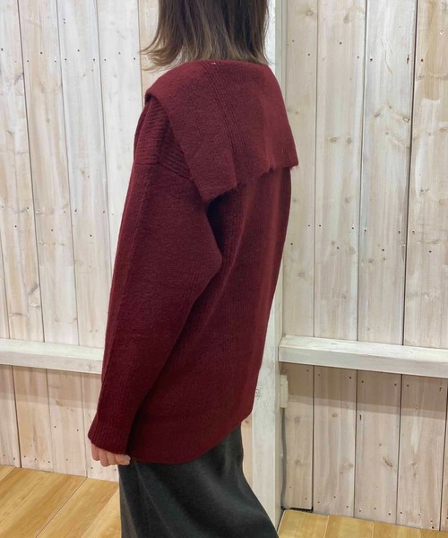 NANEA（ナネア）の「モヘアセーラーカラーカーディガン（カーディガン/ボレロ・レディース・ブルー/ホワイト/ボルドー・ONE SIZE]）」の21枚目の写真