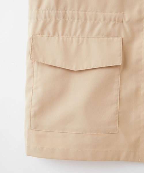 BONLECILL(ボンルシール)の「マルチウェイ ドロスト オーバーミリタリーベスト/ジレ(ベスト・レディース・ベージュ/ブラック/カーキ/アイボリー/オレンジ・FREE)」の19枚目の写真