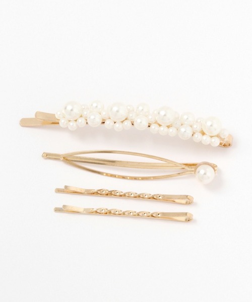 studio CLIP（スタディオクリップ）の「パールセットピン《オケージョンライン》（ヘアピン・レディース・その他1/その他2/その他3・FREE）」の2枚目の写真