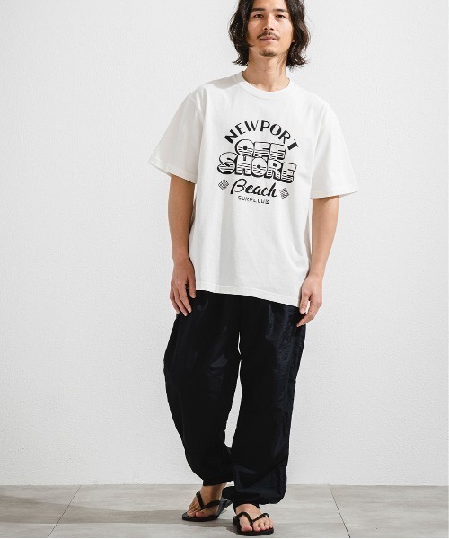 OFFSHORE(オフショア)の「OS HANDWRITING TEE/手書きグラフィック ティーシャツ(Tシャツ/カットソー・メンズ・ホワイト/チャコールグレー・XL/L/M/S)」の3枚目の写真